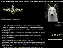 Tablet Screenshot of bergerblancsuisse30.com